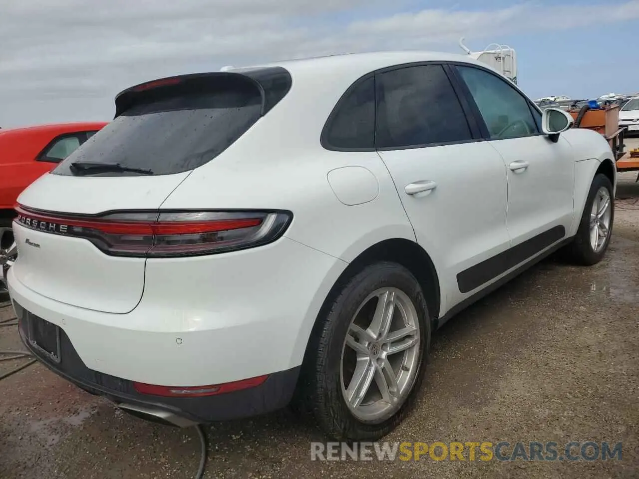 3 fotografías del automóvil dañado WP1AA2A59MLB01807 PORSCHE MACAN 2021