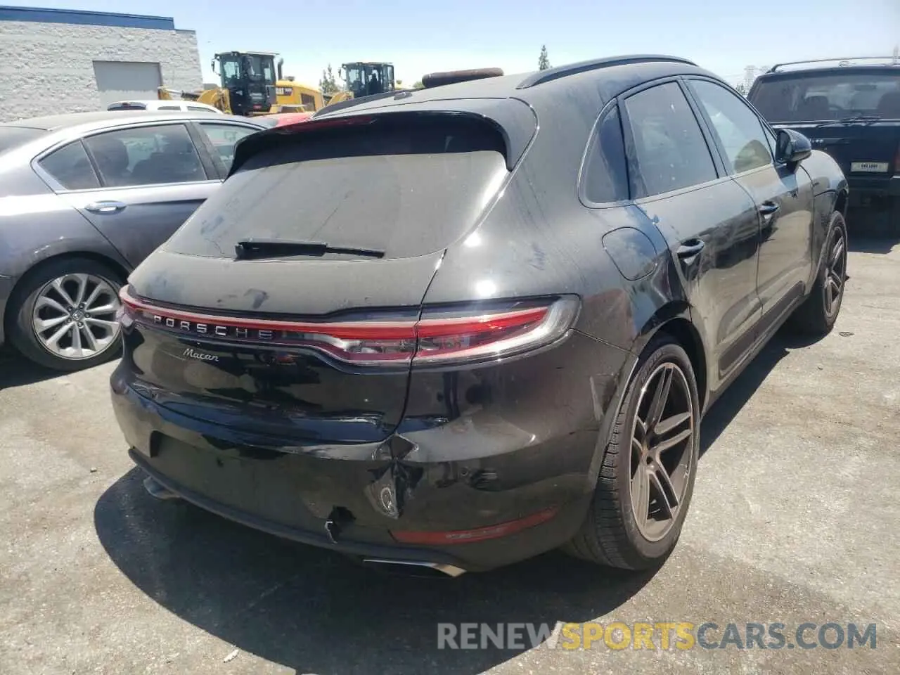 4 fotografías del automóvil dañado WP1AA2A5XMLB18146 PORSCHE MACAN 2021
