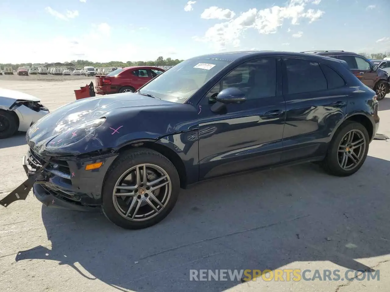 1 fotografías del automóvil dañado WP1AB2A50MLB34286 PORSCHE MACAN 2021