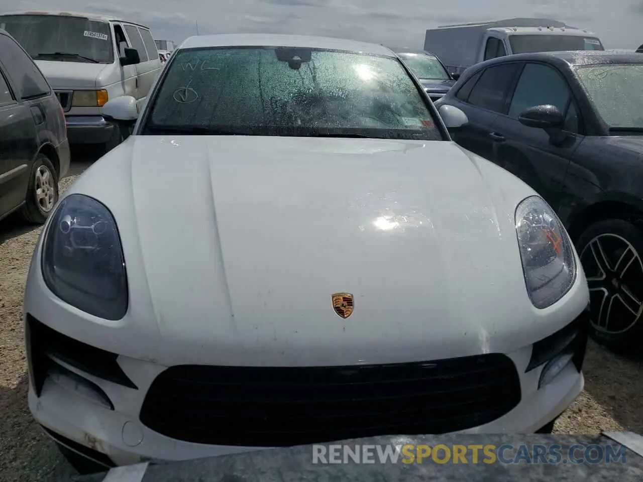 5 fotografías del automóvil dañado WP1AB2A50MLB35115 PORSCHE MACAN 2021