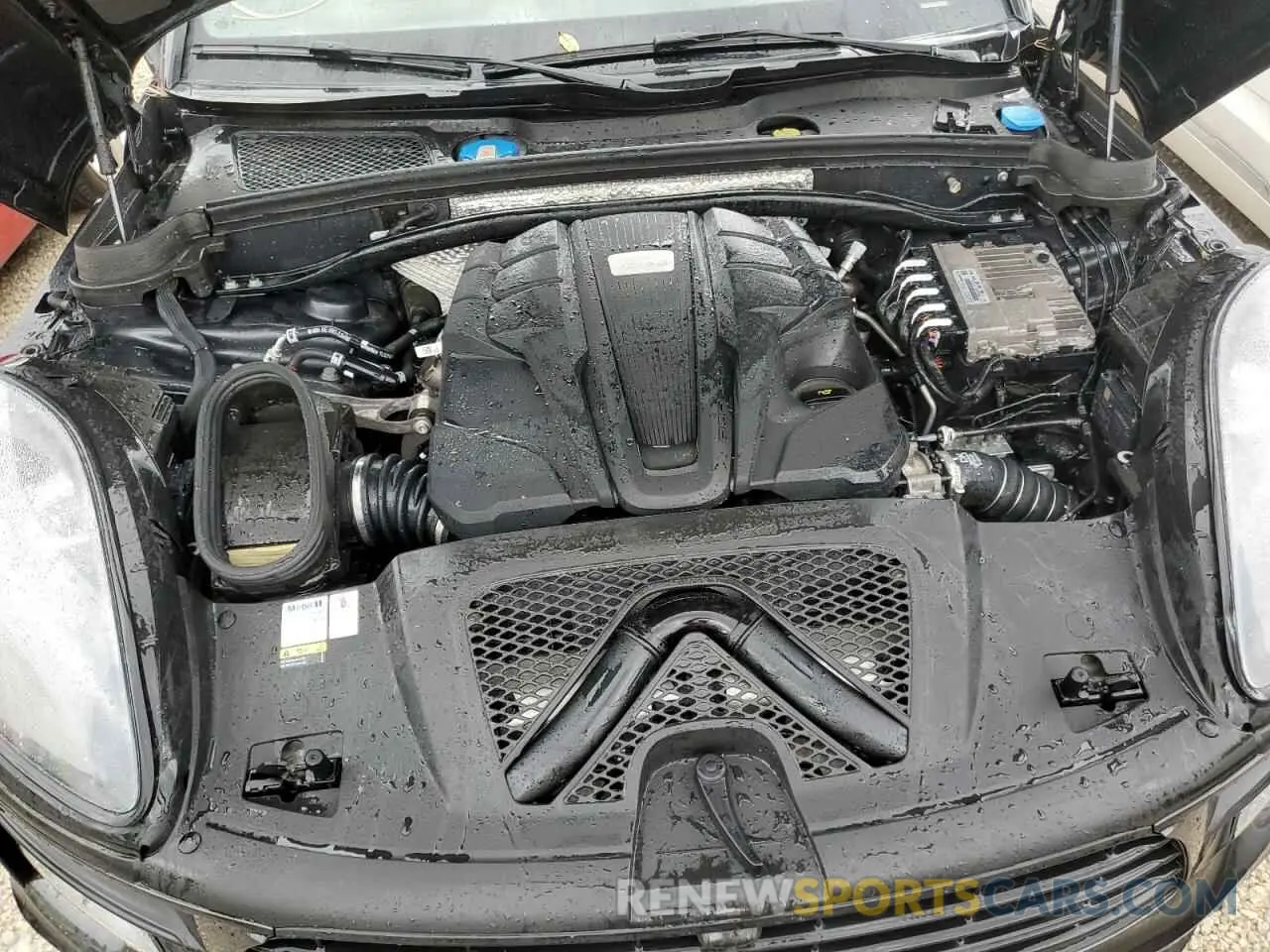 7 fotografías del automóvil dañado WP1AB2A50MLB37656 PORSCHE MACAN 2021