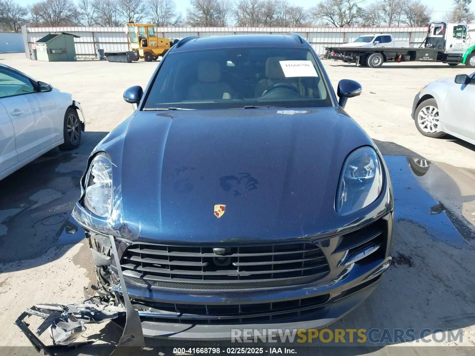 12 fotografías del automóvil dañado WP1AB2A53MLB38137 PORSCHE MACAN 2021