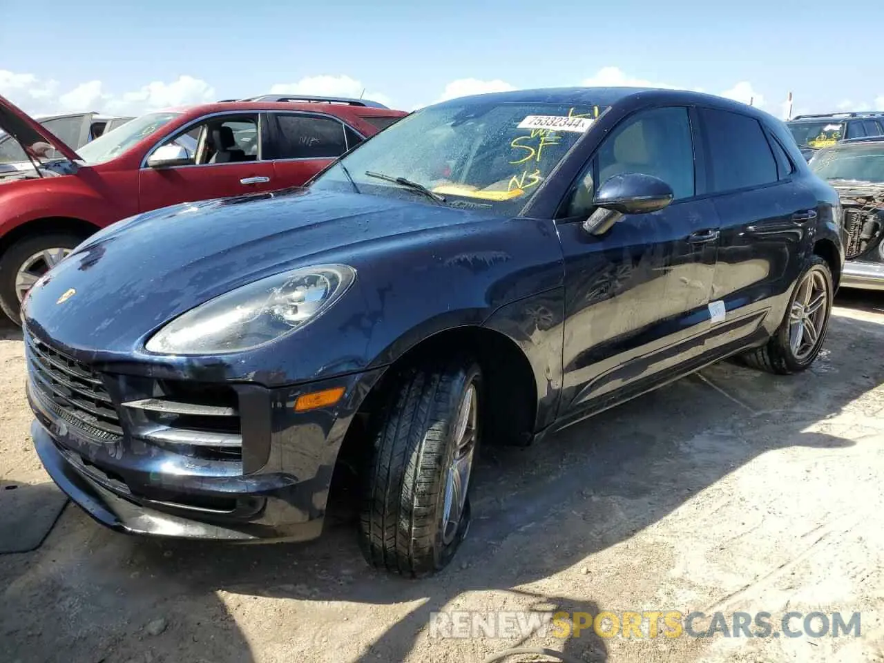 1 fotografías del automóvil dañado WP1AB2A56MLB33045 PORSCHE MACAN 2021