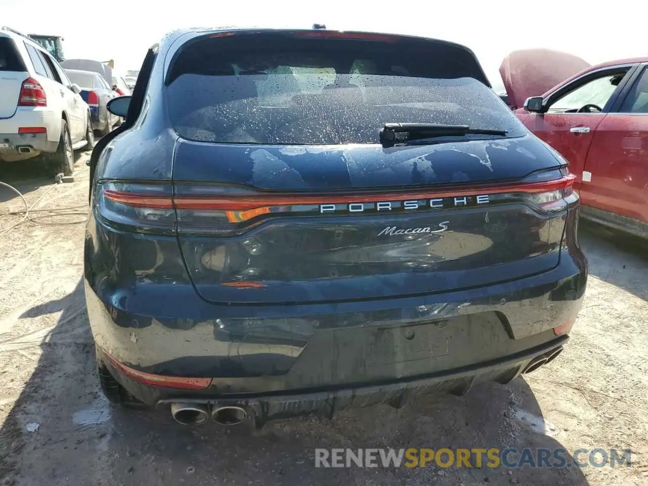 6 fotografías del automóvil dañado WP1AB2A56MLB33045 PORSCHE MACAN 2021