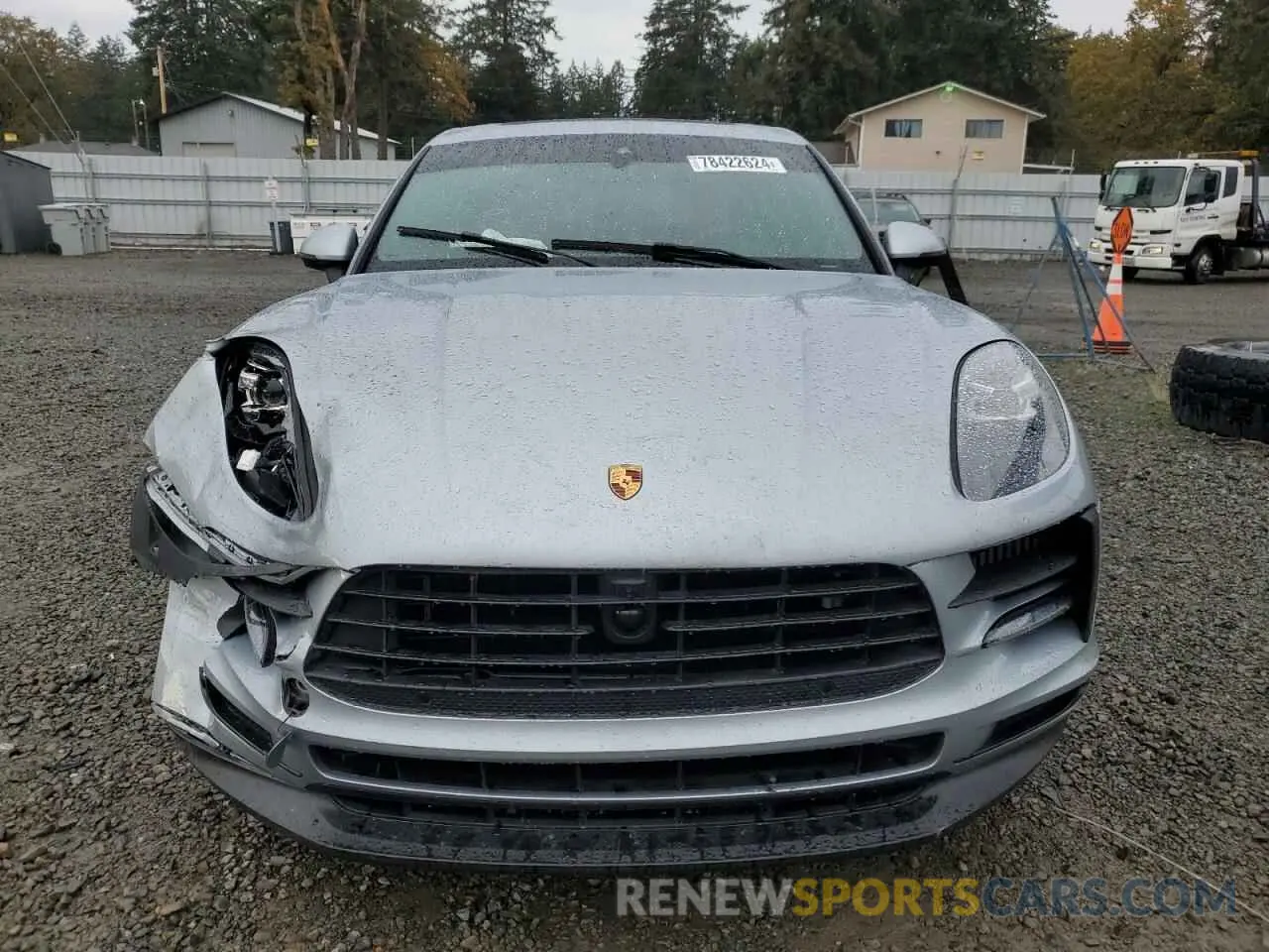 5 fotografías del automóvil dañado WP1AB2A57MLB35290 PORSCHE MACAN 2021