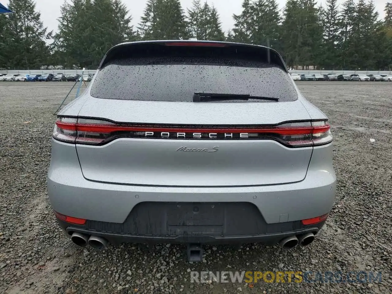 6 fotografías del automóvil dañado WP1AB2A57MLB35290 PORSCHE MACAN 2021