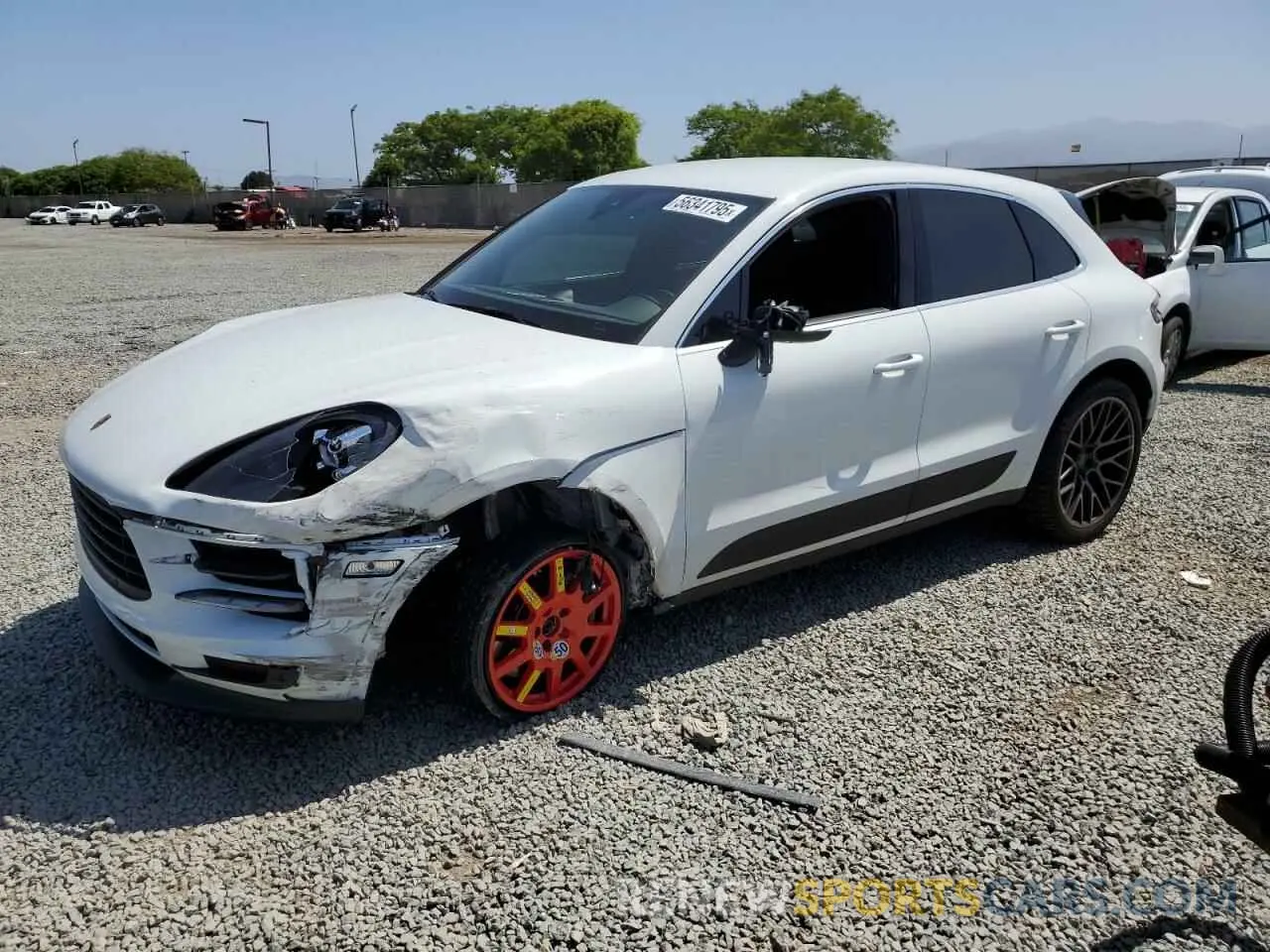 1 fotografías del automóvil dañado WP1AB2A59MLB30124 PORSCHE MACAN 2021