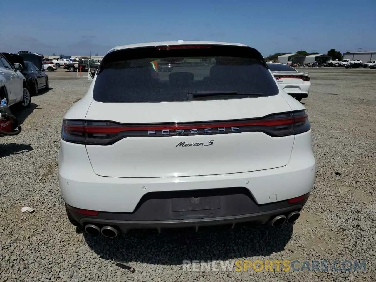 6 fotografías del automóvil dañado WP1AB2A59MLB30124 PORSCHE MACAN 2021