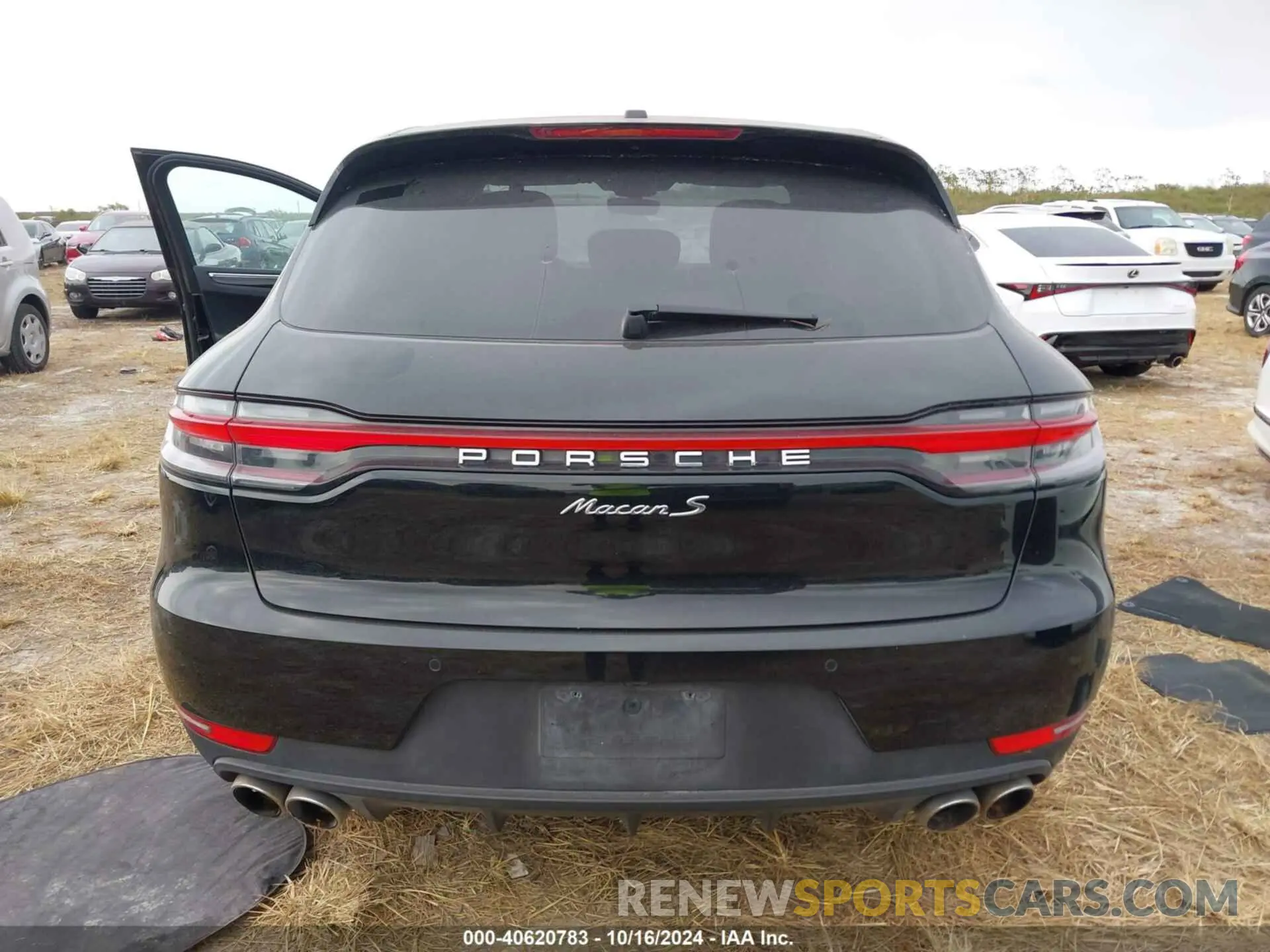 6 fotografías del automóvil dañado WP1AB2A59MLB34089 PORSCHE MACAN 2021