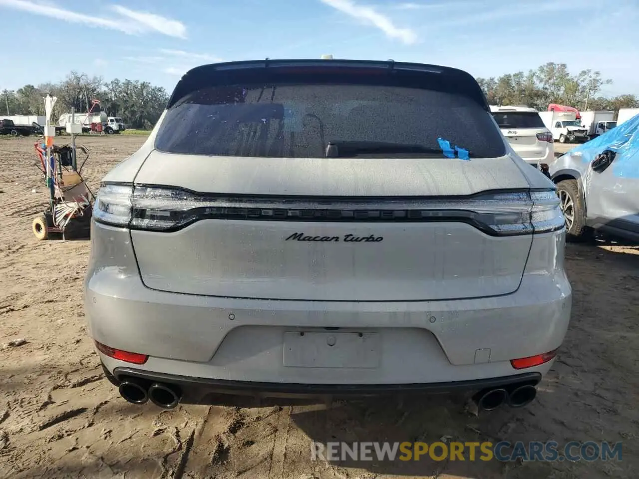 6 fotografías del automóvil dañado WP1AF2A54MLB60829 PORSCHE MACAN 2021