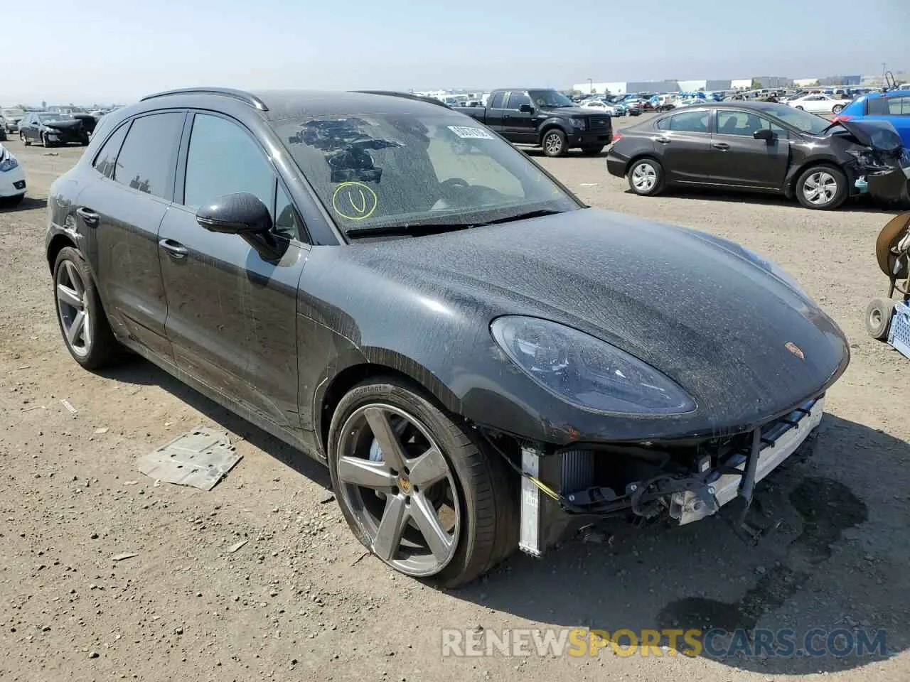 1 fotografías del automóvil dañado WP1AF2A59MLB60857 PORSCHE MACAN 2021