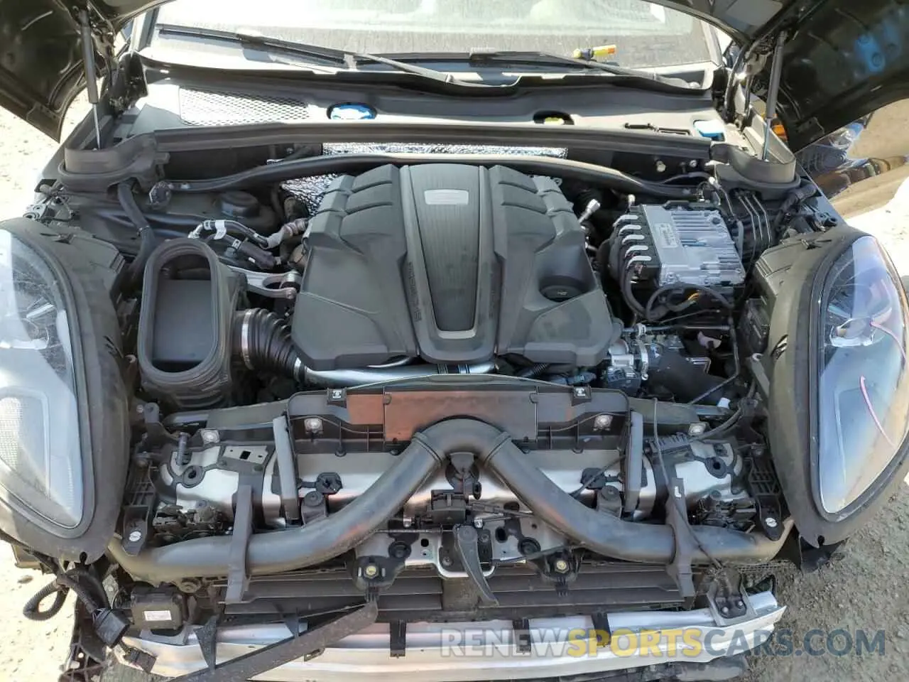 7 fotografías del automóvil dañado WP1AF2A59MLB60857 PORSCHE MACAN 2021