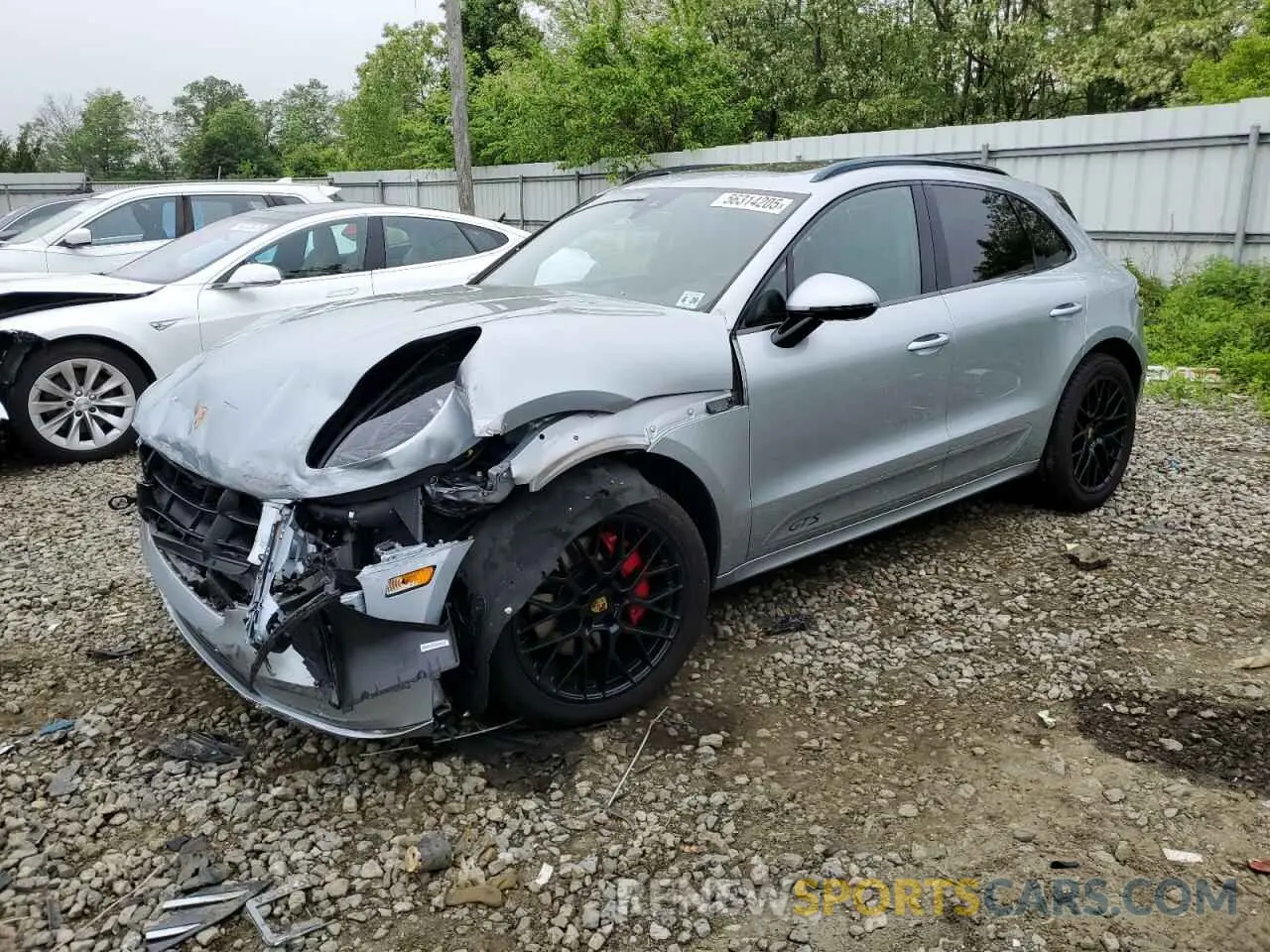 1 fotografías del automóvil dañado WP1AG2A51MLB52586 PORSCHE MACAN 2021