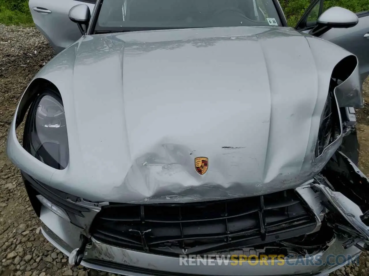 12 fotografías del automóvil dañado WP1AG2A51MLB52586 PORSCHE MACAN 2021