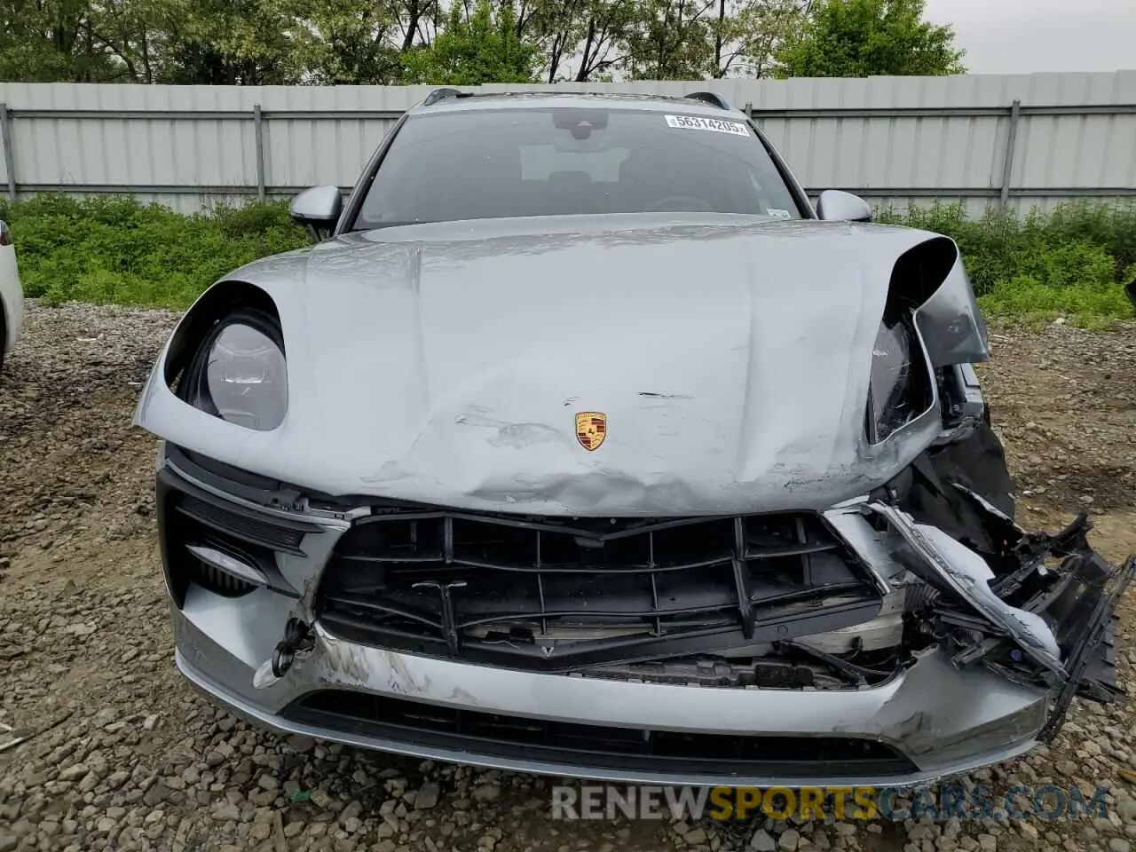 5 fotografías del automóvil dañado WP1AG2A51MLB52586 PORSCHE MACAN 2021