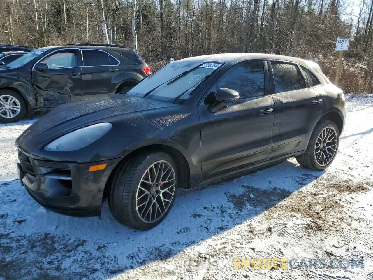 1 fotografías del automóvil dañado WP1AG2A52MLB53505 PORSCHE MACAN 2021