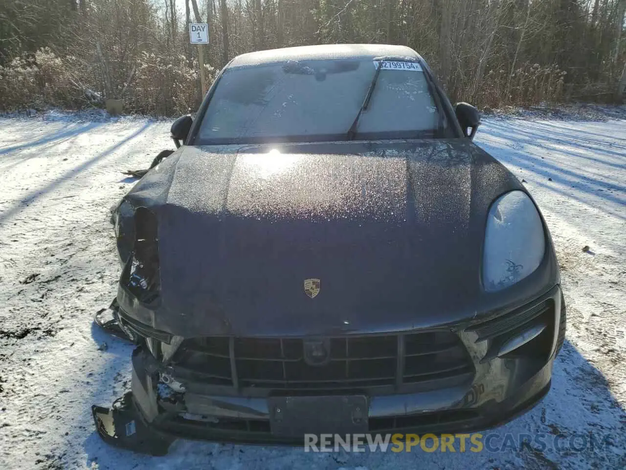 5 fotografías del automóvil dañado WP1AG2A52MLB53505 PORSCHE MACAN 2021