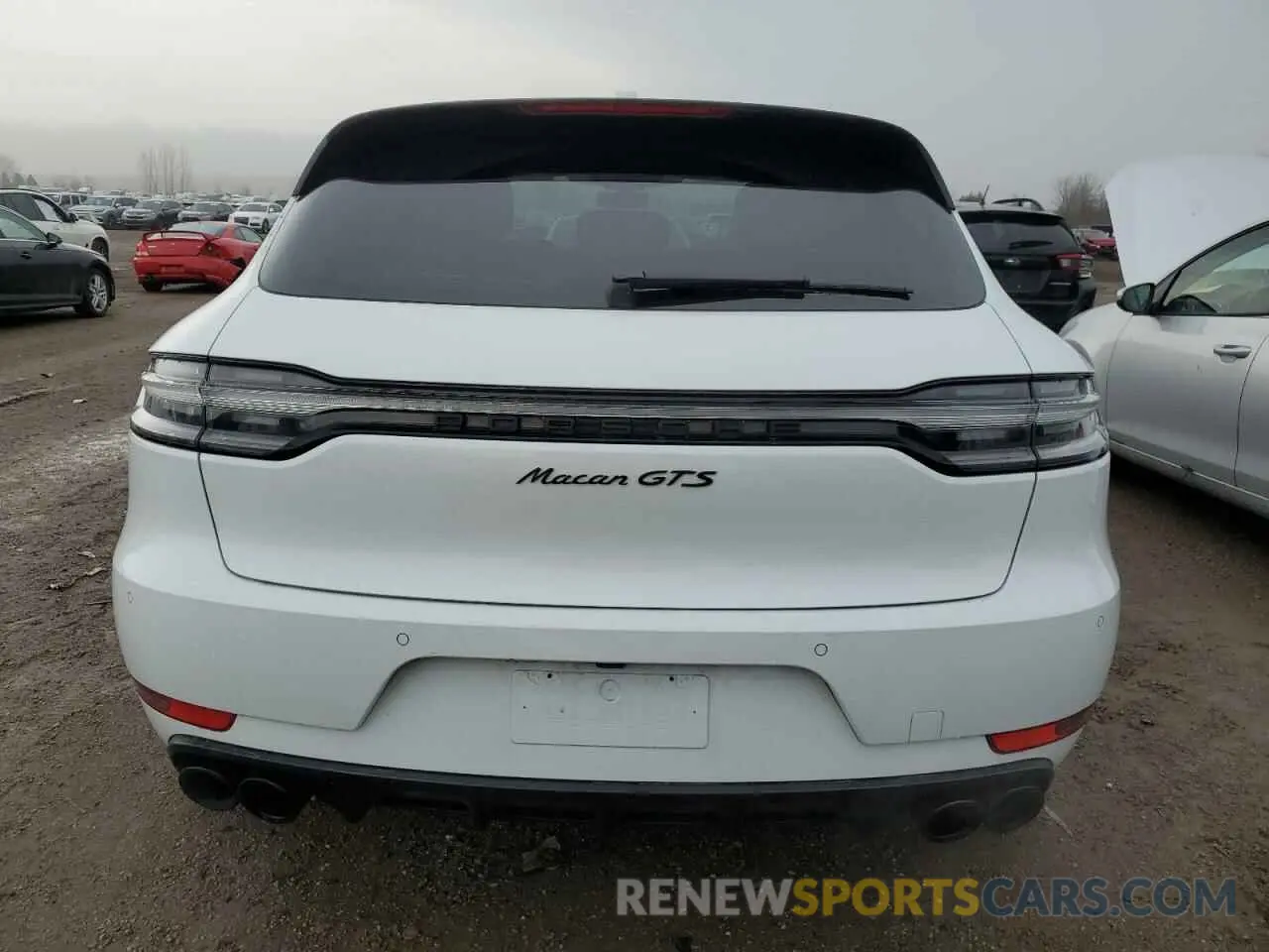 6 fotografías del automóvil dañado WP1AG2A58MLB54268 PORSCHE MACAN 2021