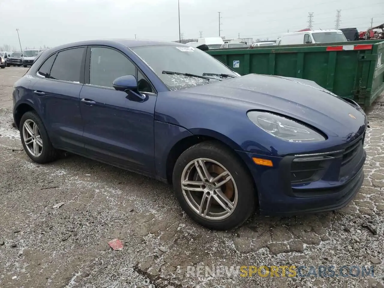 4 fotografías del automóvil dañado WP1AA2A50NLB09991 PORSCHE MACAN 2022