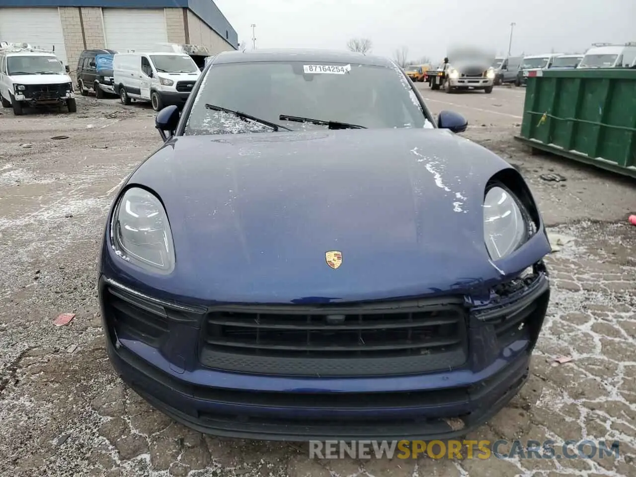 5 fotografías del automóvil dañado WP1AA2A50NLB09991 PORSCHE MACAN 2022