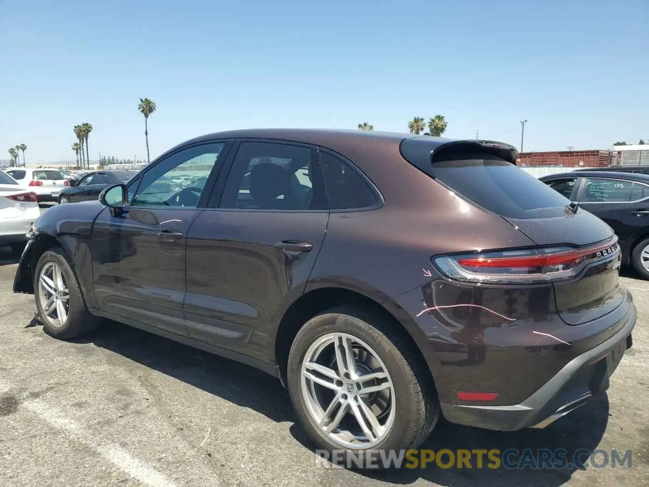 2 fotografías del automóvil dañado WP1AA2A51NLB04007 PORSCHE MACAN 2022