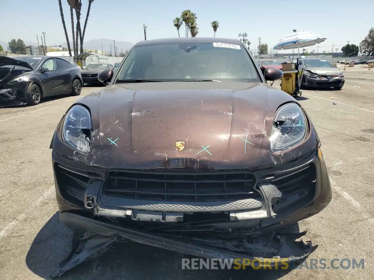 5 fotografías del automóvil dañado WP1AA2A51NLB04007 PORSCHE MACAN 2022