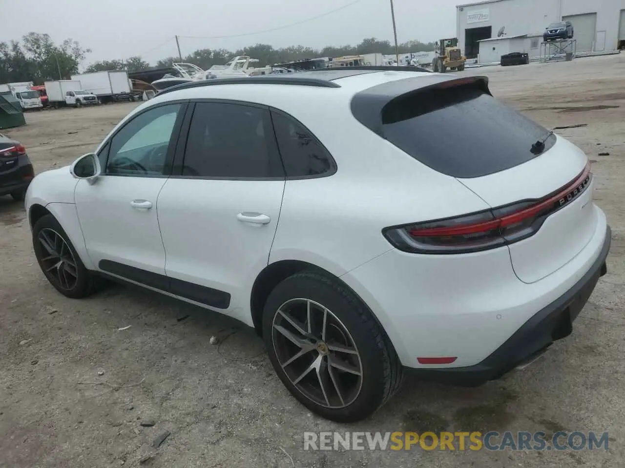 2 fotografías del automóvil dañado WP1AA2A54NLB07435 PORSCHE MACAN 2022