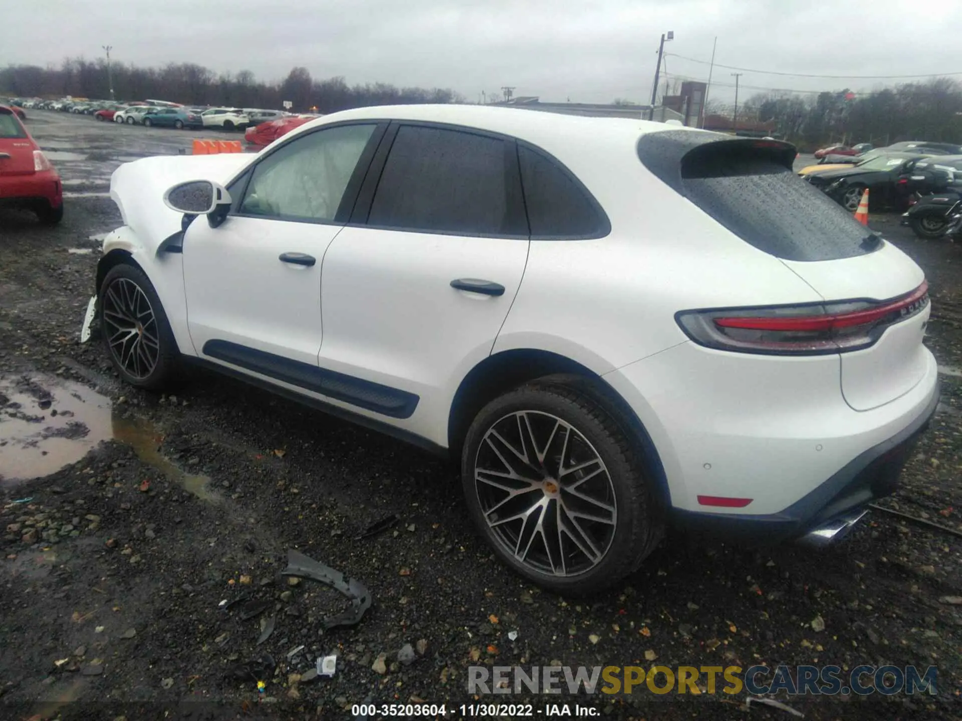 3 fotografías del automóvil dañado WP1AA2A54NLB08830 PORSCHE MACAN 2022