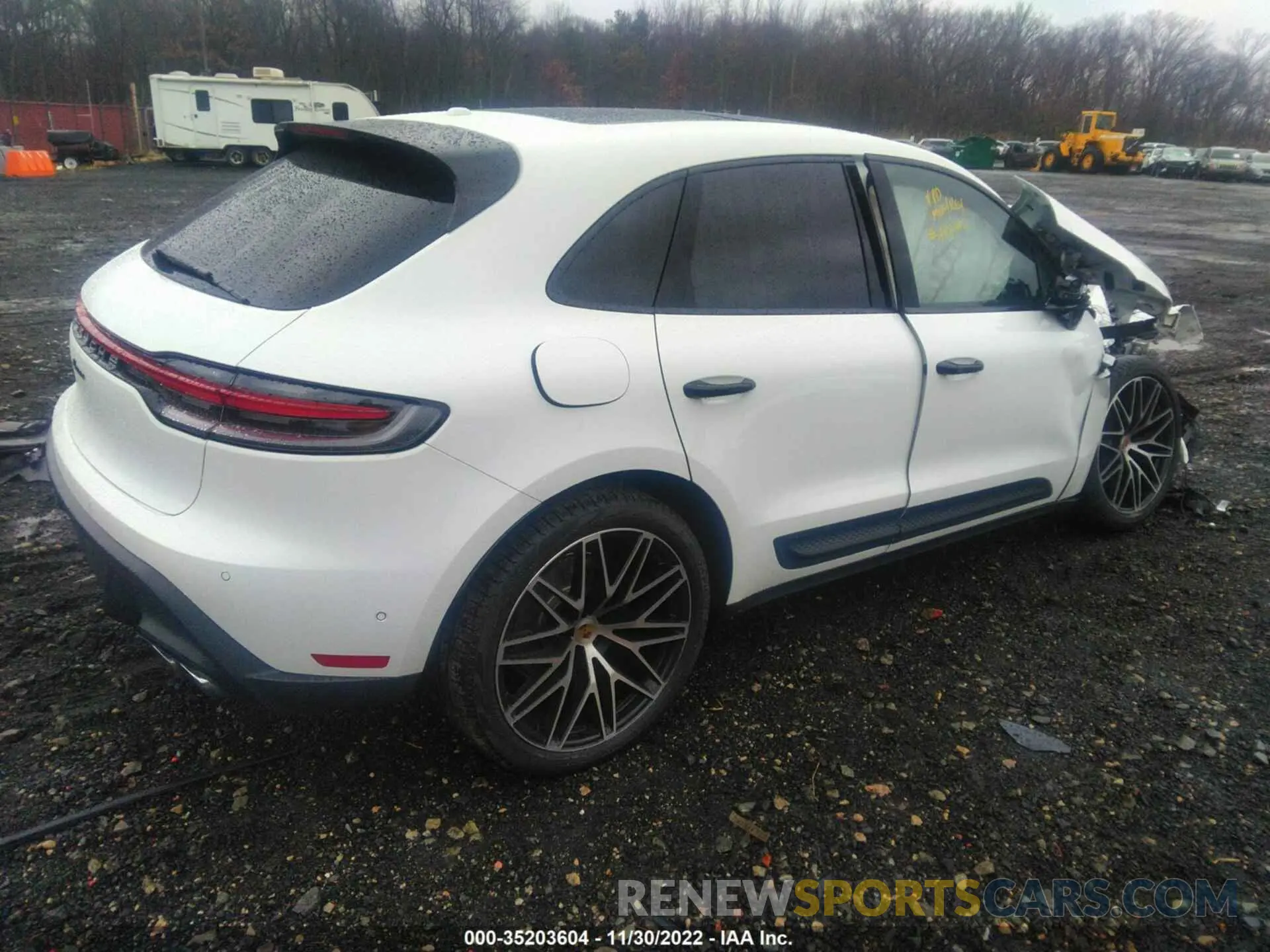 4 fotografías del automóvil dañado WP1AA2A54NLB08830 PORSCHE MACAN 2022