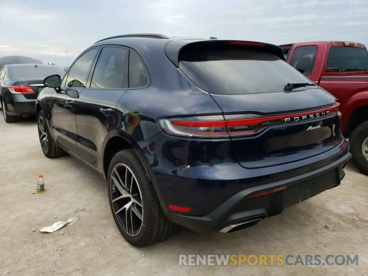3 fotografías del automóvil dañado WP1AA2A55NLB02468 PORSCHE MACAN 2022
