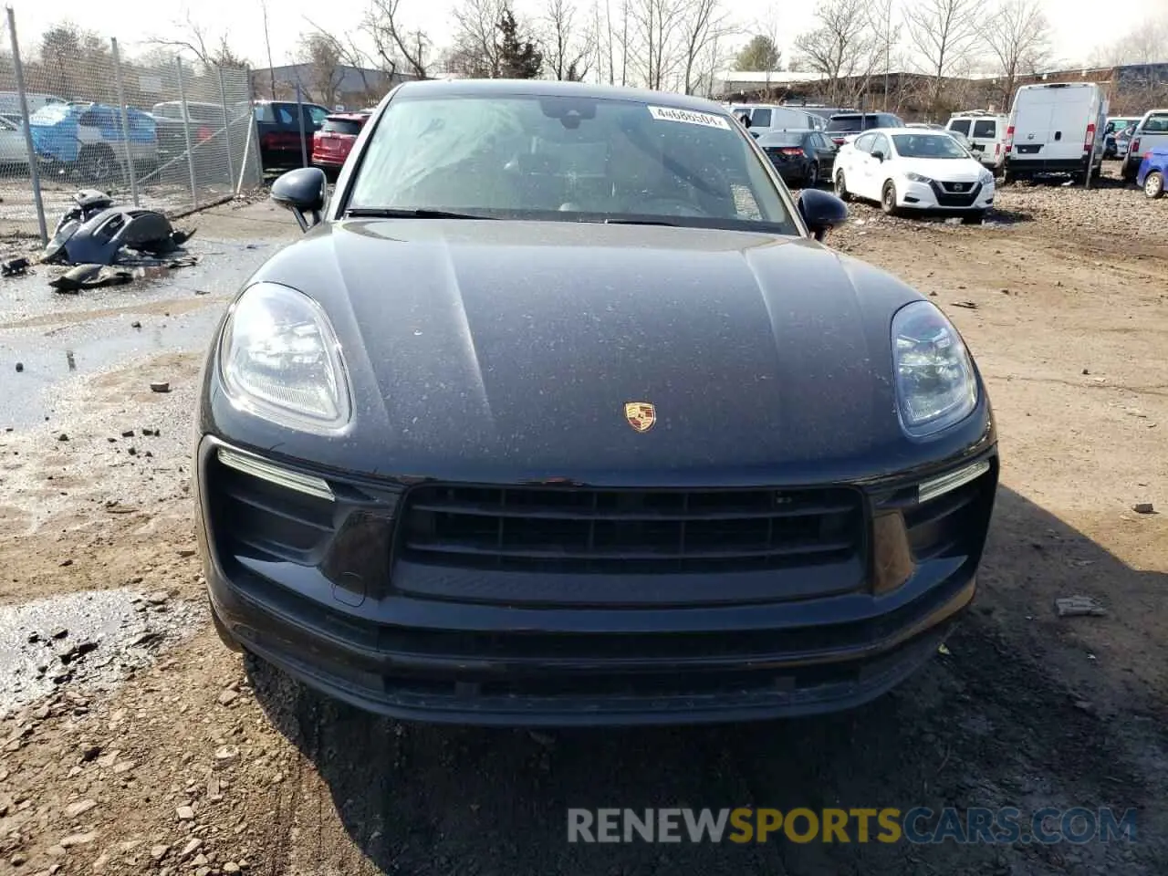 5 fotografías del automóvil dañado WP1AA2A55NLB10358 PORSCHE MACAN 2022