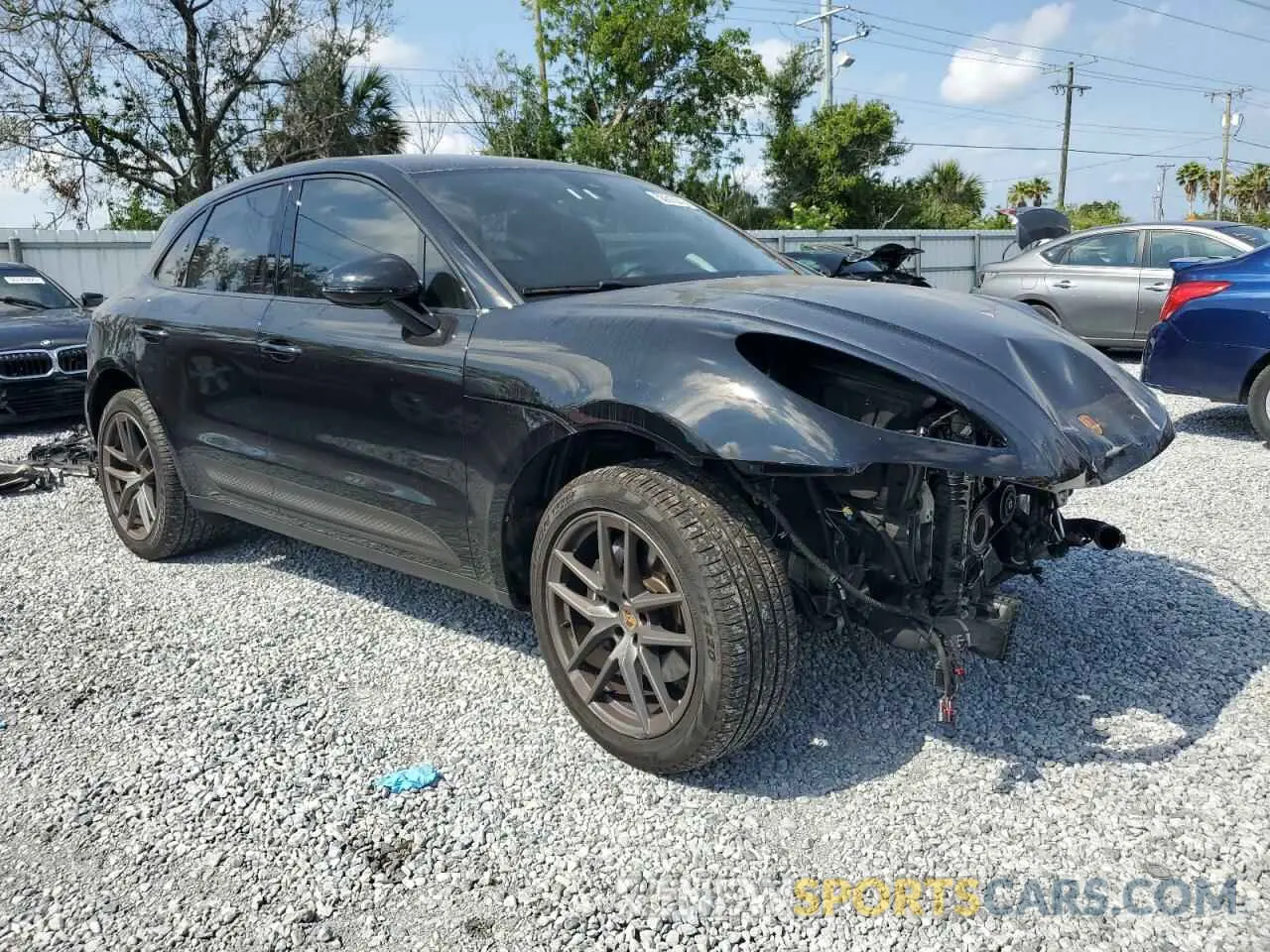 4 fotografías del automóvil dañado WP1AA2A56NLB09932 PORSCHE MACAN 2022