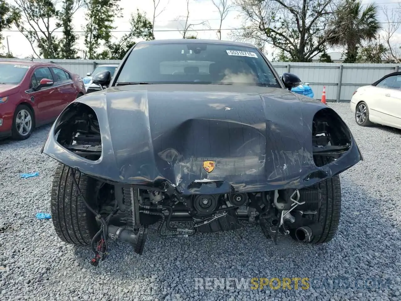 5 fotografías del automóvil dañado WP1AA2A56NLB09932 PORSCHE MACAN 2022