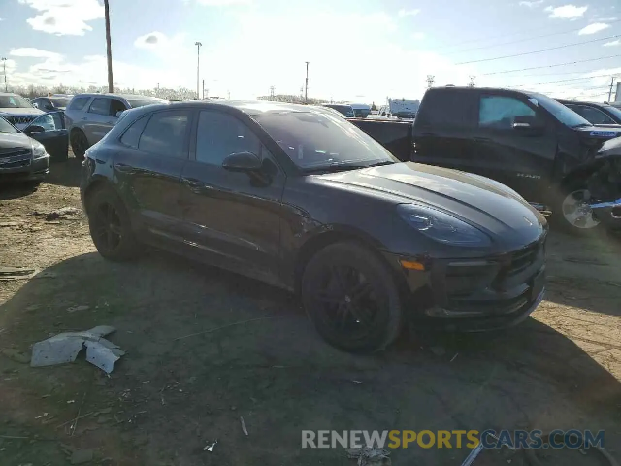 4 fotografías del automóvil dañado WP1AA2A57NLB02293 PORSCHE MACAN 2022