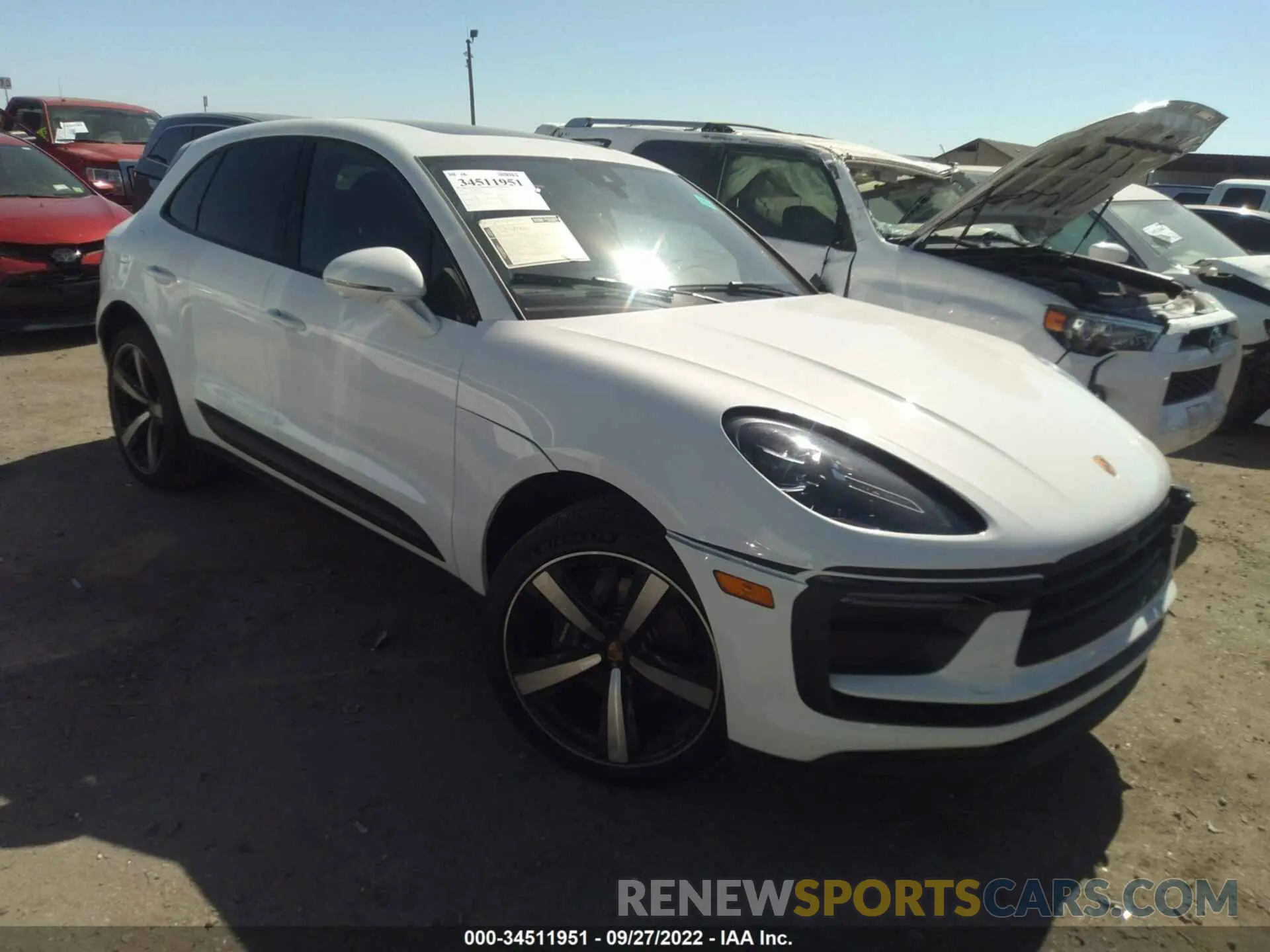 1 fotografías del automóvil dañado WP1AA2A57NLB06974 PORSCHE MACAN 2022