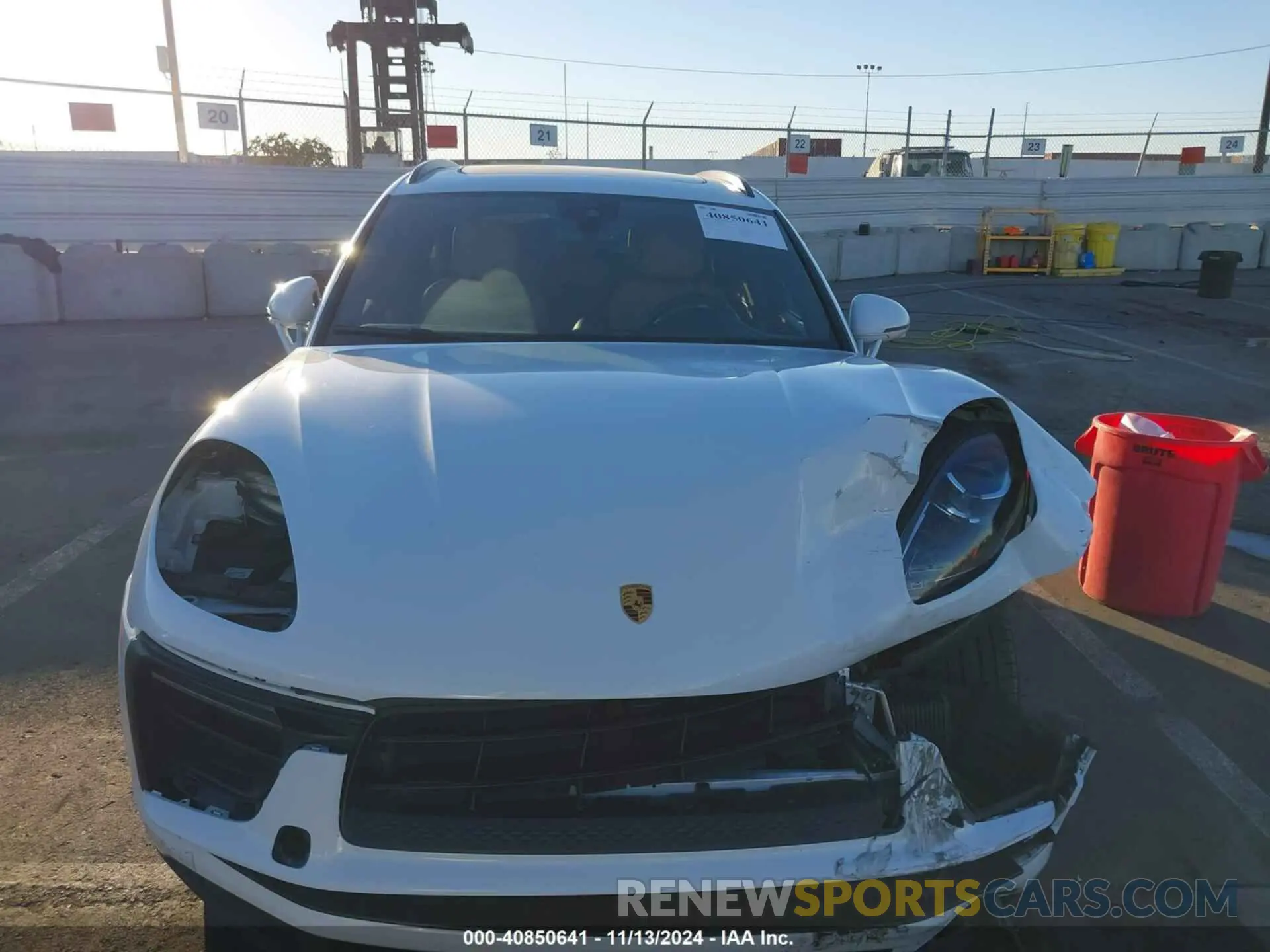 12 fotografías del automóvil dañado WP1AA2A5XNLB07407 PORSCHE MACAN 2022
