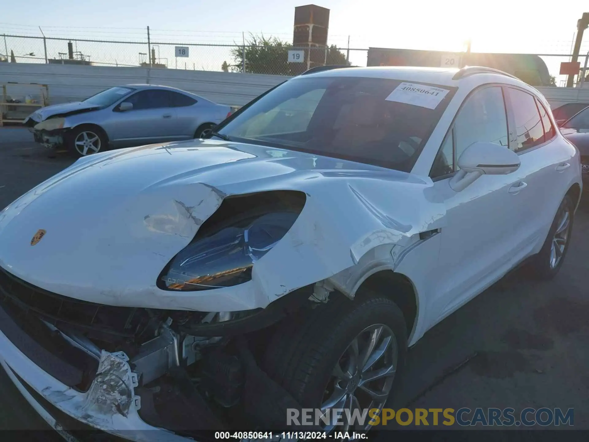 6 fotografías del automóvil dañado WP1AA2A5XNLB07407 PORSCHE MACAN 2022