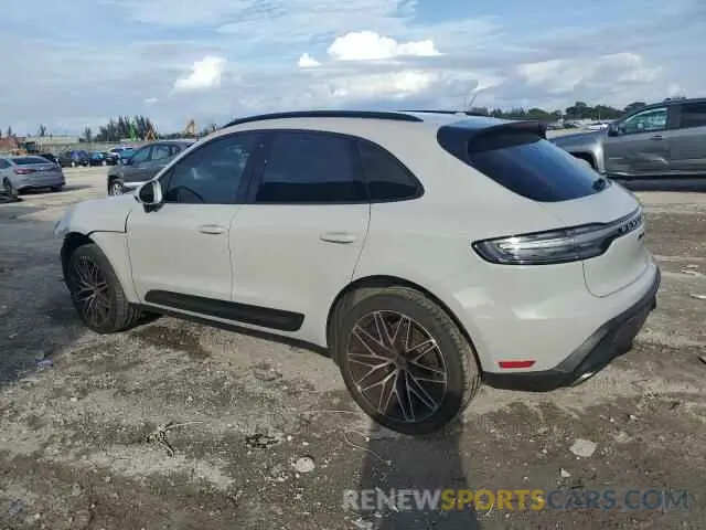 2 fotografías del automóvil dañado WP1AA2A5XNLB09352 PORSCHE MACAN 2022