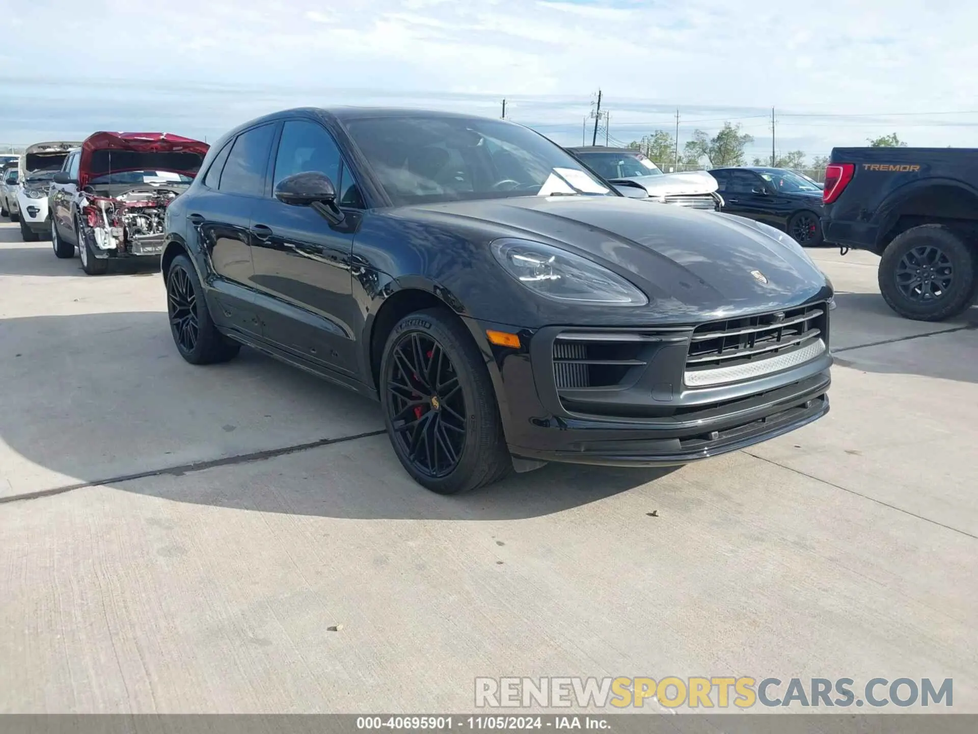 1 fotografías del automóvil dañado WP1AF2A52NLB32416 PORSCHE MACAN 2022