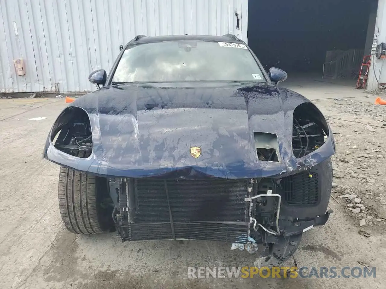 5 fotografías del automóvil dañado WP1AF2A56NLB30555 PORSCHE MACAN 2022