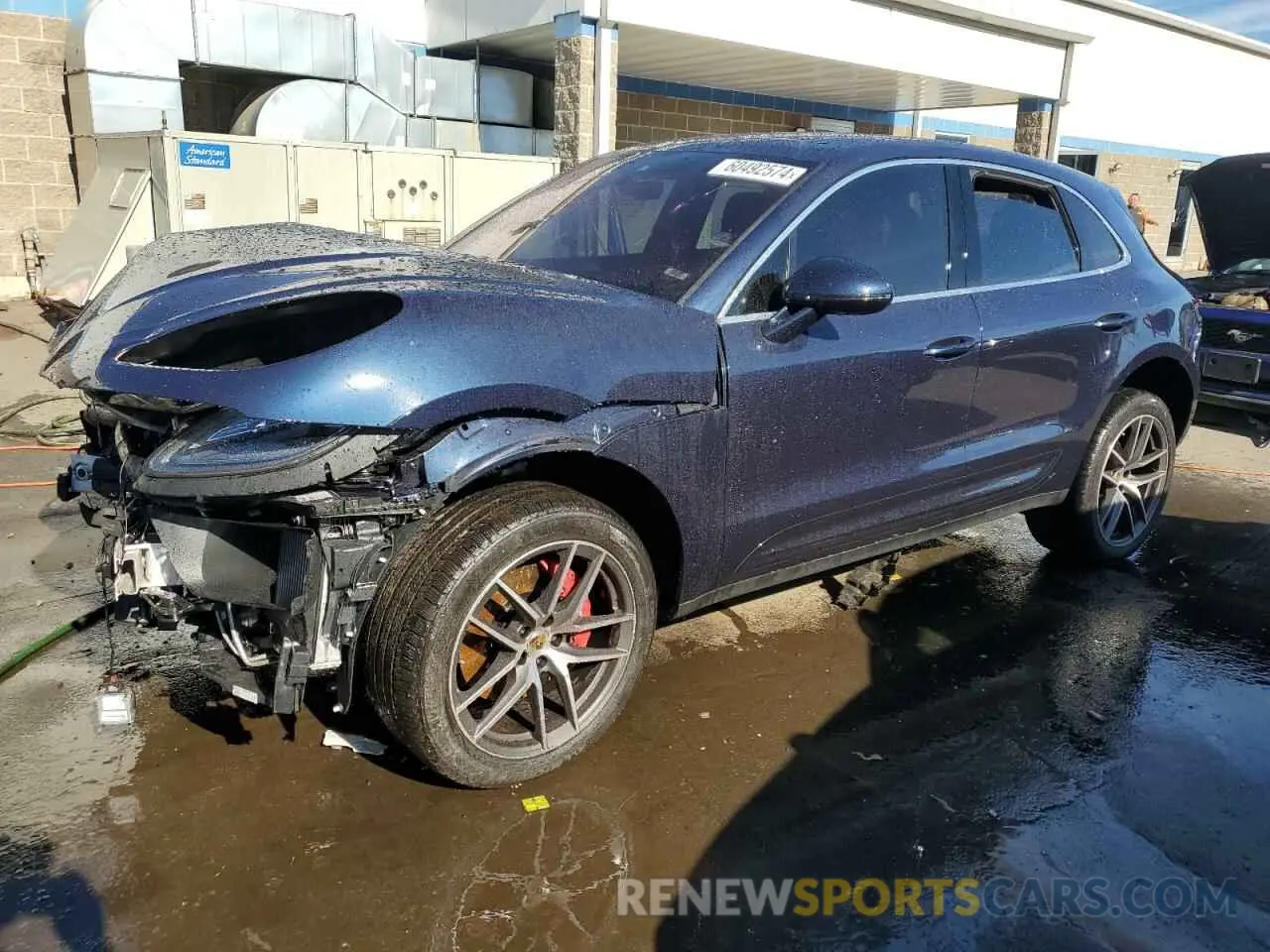 1 fotografías del automóvil dañado WP1AG2A52NLB23745 PORSCHE MACAN 2022