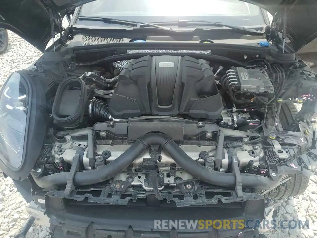 12 fotografías del automóvil dañado WP1AG2A53NLB22118 PORSCHE MACAN 2022