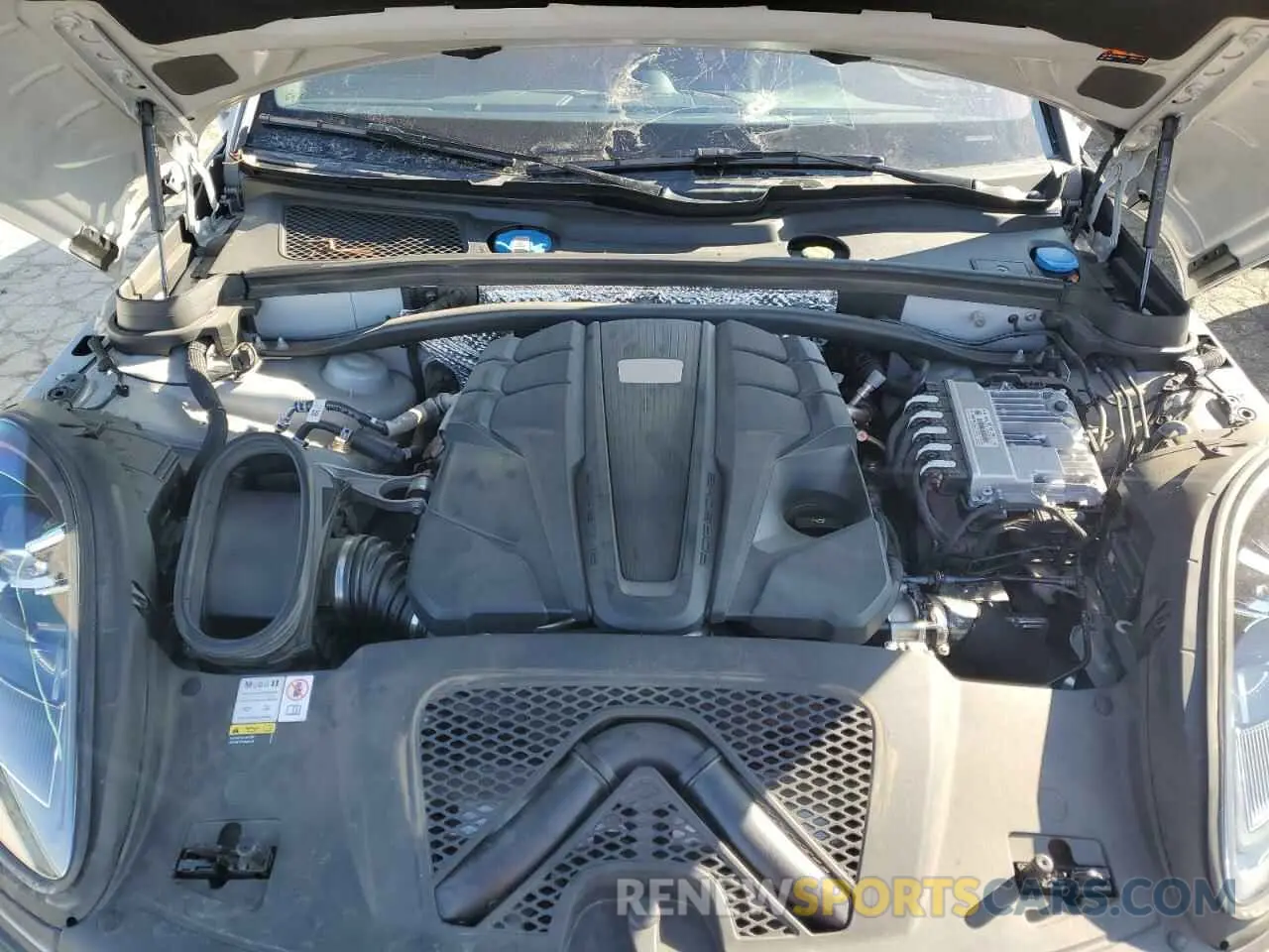 12 fotografías del automóvil dañado WP1AG2A53NLB25049 PORSCHE MACAN 2022