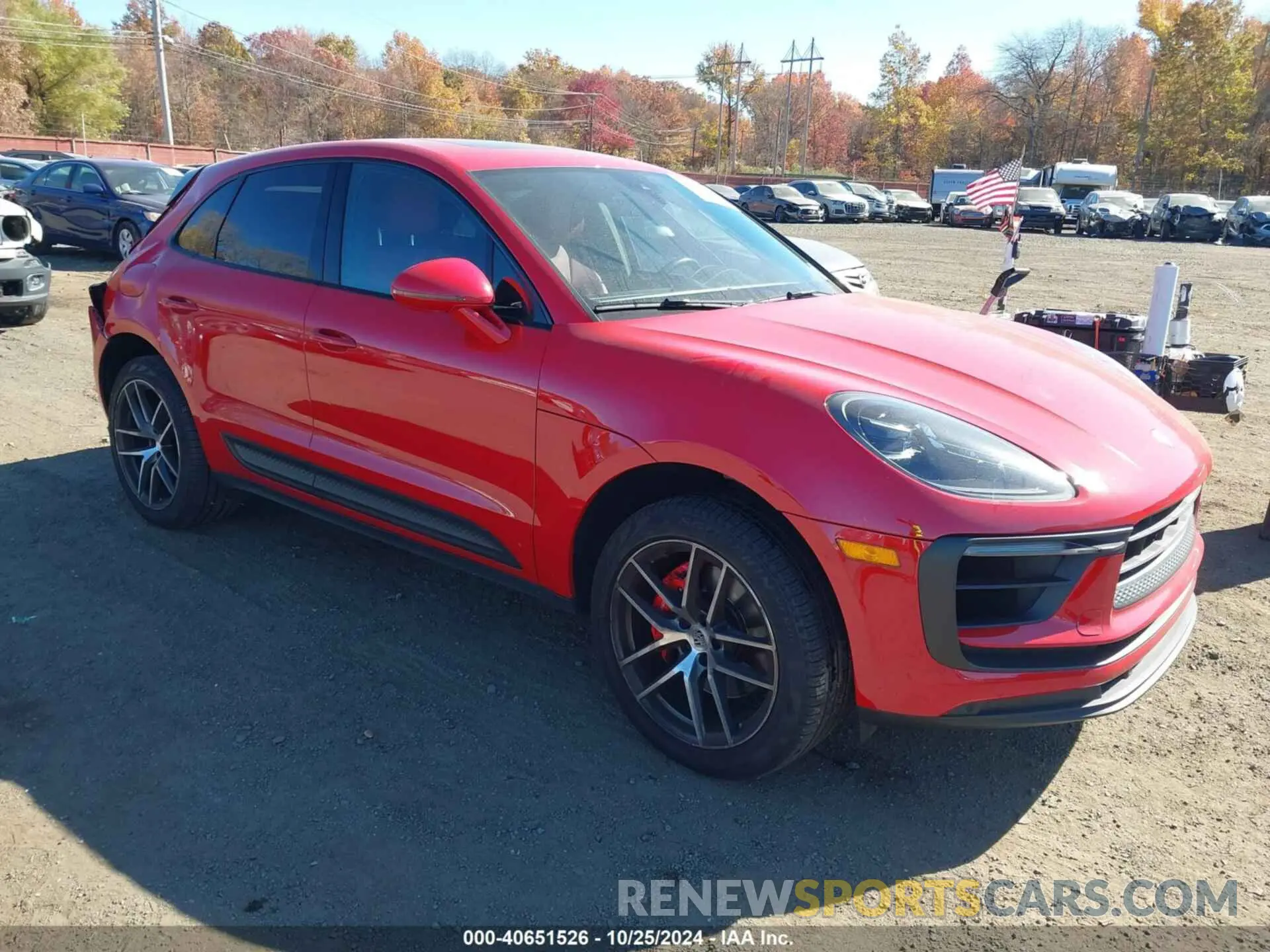 1 fotografías del automóvil dañado WP1AG2A57NLB21568 PORSCHE MACAN 2022