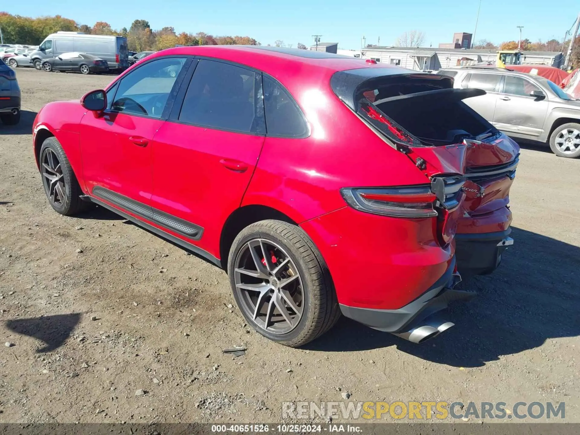 3 fotografías del automóvil dañado WP1AG2A57NLB21568 PORSCHE MACAN 2022