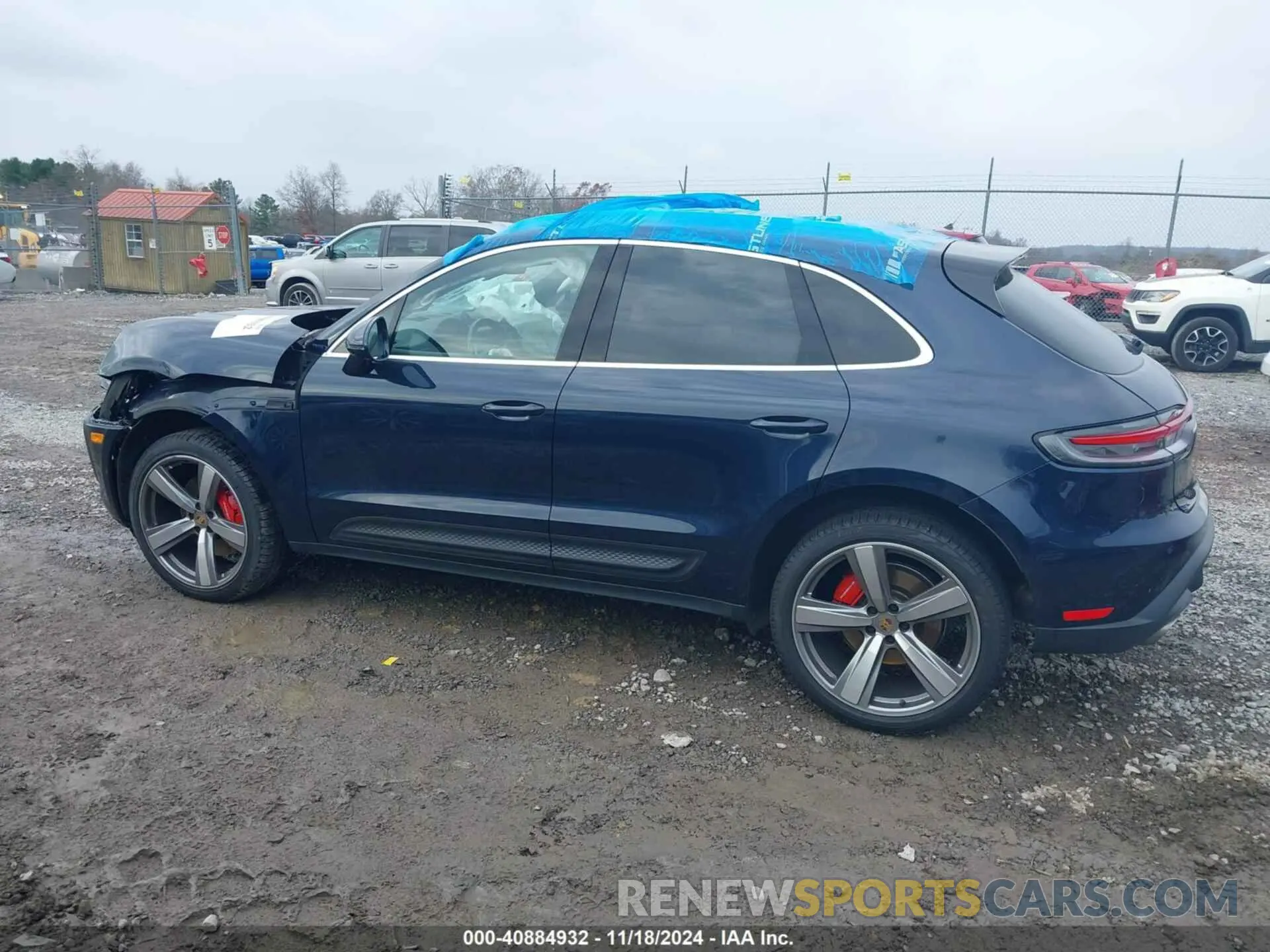 14 fotografías del automóvil dañado WP1AG2A57NLB22154 PORSCHE MACAN 2022