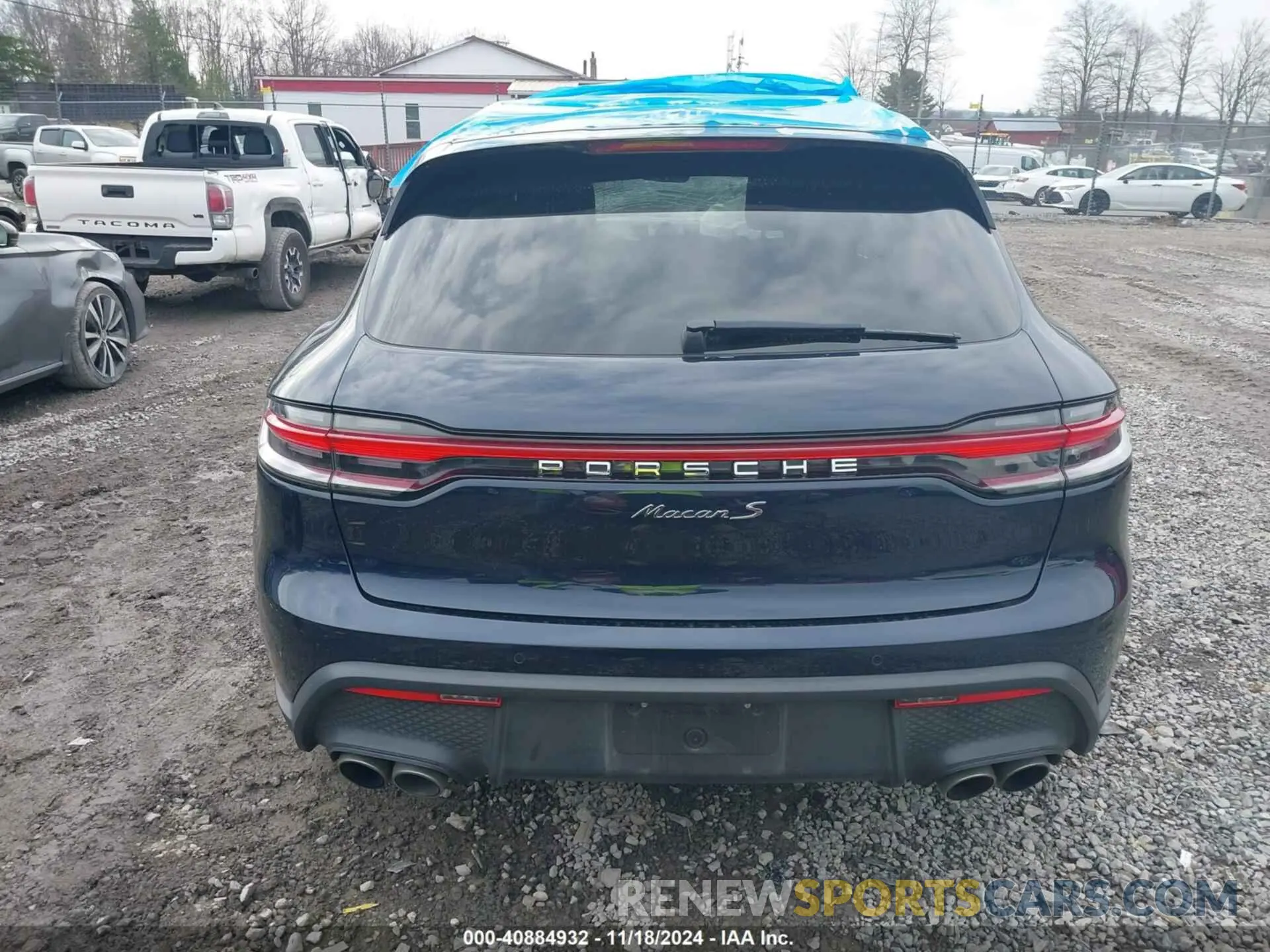 16 fotografías del automóvil dañado WP1AG2A57NLB22154 PORSCHE MACAN 2022