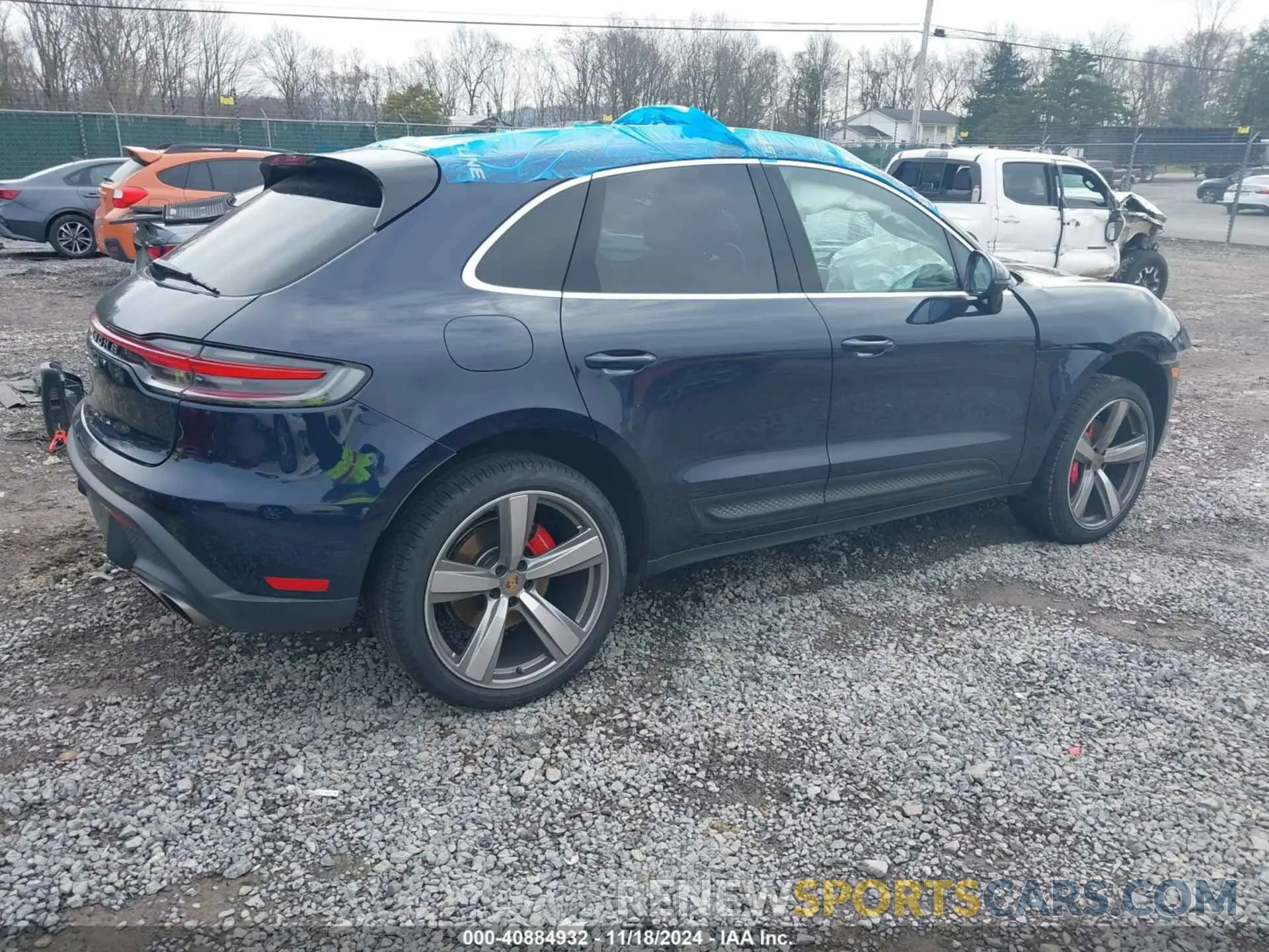 4 fotografías del automóvil dañado WP1AG2A57NLB22154 PORSCHE MACAN 2022