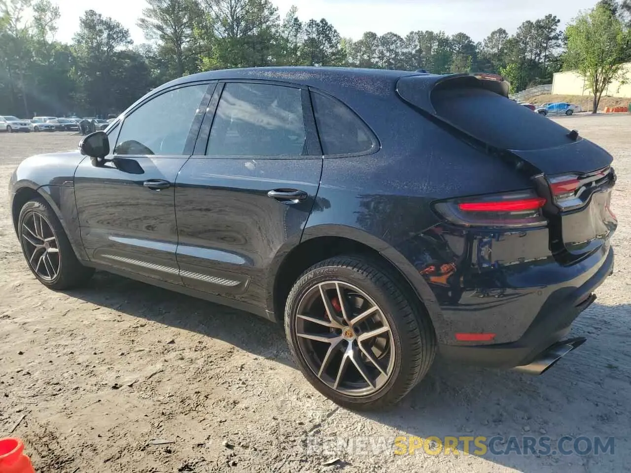 2 fotografías del automóvil dañado WP1AG2A5XNLB23833 PORSCHE MACAN 2022