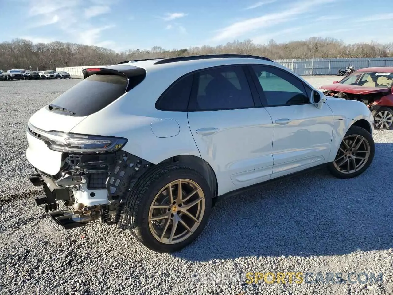 3 fotografías del automóvil dañado WP1AA2A5XPLB17325 PORSCHE MACAN 2023